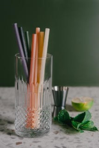 RiceStraws™ 8.0mm - 20cm Gekleurd - 1600 stuks